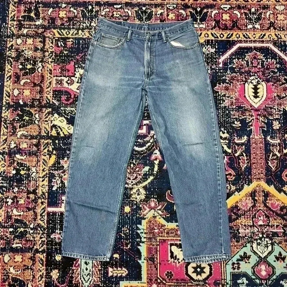 Levis 501 '93 Mens Size 36x30 Jeans Straight Leg Premium Denim BIG E Button Fly - Picture 2 of 3